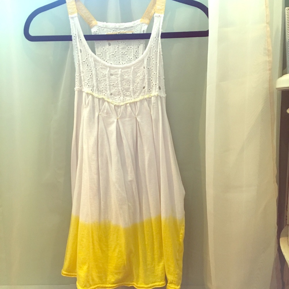 Free people embroidered tank